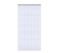Lot de 7 rideaux à lamelles en PVC - Transparent - 200 x 18 cm - Avec kit de fixation - Pour entrepôts, usines, supermarchés, imperméables, pratiques et robustes