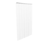 Lot de 7 rideaux à lamelles en PVC - Transparent - Design à lamelles - Dimensions : 2 m de hauteur x 1,05 m de large - Rideau de porte à rayures transparent - Coupe-vent - Réduction du bruit