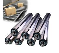 Lot de 7 rouleaux de rechange de 5,1 cm de diamètre pour convoyeurs, pièces robustes de 200 mm pour une manipulation efficace des matériaux dans les entrepôts et les usines