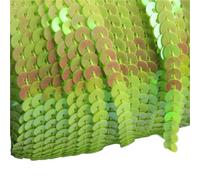 Lot de 7 rubans 90 m long, composés paillettes plates rondes 6 mm, à coudre ou utiliser for les loisirs créatifs et accessoires couture pour Projets de Bricolage(Color 9)