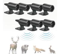 Lot de 7 sifflets d'avertissement à ultrasons pour animaux tels que sangliers, cerfs, renards, lapins, pour voitures et motos