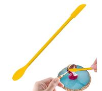 Lot de 7 spatules en silicone - Spatule résistante à la chaleur, agitateur à lotion en silicone à long manche | Spatule en silicone à double tête avec cuillère de maquillage, spatule de cuisine,