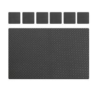 Lot de 7 tapis de course antidérapants pour la réduction du bruit et la protection du sol