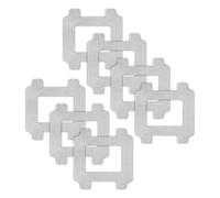 Lot de 7 têtes de balai de rechange W2S/W2S Omni compatibles avec ECOVACS Winbot W2S/W2S Omni, kit de recharge de balai à franges de rechange lavable, kit d'accessoires
