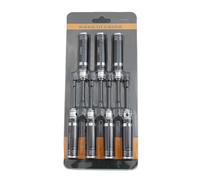 Lot de 7 tournevis hexagonaux et écrous pour mini voitures télécommandées 1/24 1/18, 0,27 mm, ,5 mm, 2 mm, 4 mm, 5 mm, 5,5 mm avec Phillips, embouts en acier rapide, kit d'outils à poignée courte