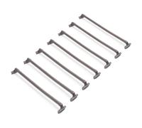 Lot de 7 tringles à pantalon pour dressing Quartz - finition titane EMUCA