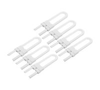 Lot de 7 Verrous de Sécurité pour Bébé, Abs Blanc, U