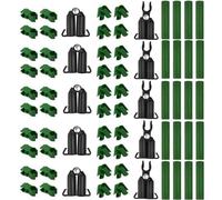 Lot de 70 clips de connexion pour treillis de plantes, tailles réglables pour un soutien efficace des plantes et une facilitation de la croissance (8 mm)
