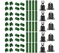 Lot de 70 clips de connexion réglables pour plantes, design simple pour une utilisation facile dans les plantes sur treillis (16 mm)