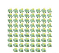 Lot de 70 commutateurs de clavier mécanique Outemu V2/V3 prélubrifiés linéaires silencieux 5 broches compatibles avec touches pour un fonctionnement silencieux (B)