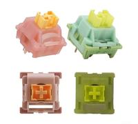 Lot de 70 commutateurs linéaires prélubrifiés pour clavier mécanique Outemu V2 V3 5 broches anti-poussière IP40 compatibles avec les tiges de touches (B)