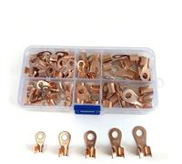 Lot de 70 cosses à sertir électriques en cuivre de type OT 10A-50A pour automobile, marine, câblage domestique