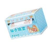 Lot de 70 feuilles de papier à tirer pour écrire des notes adhésives de dessin animé sur un livre, un cahier, un calendrier, un réfrigérateur, un ordinateur fait à la main