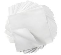 Lot de 70 feuilles de papier de boucher blanc 30,5 x 30,5 cm prédécoupées carrées sans cire jetables pour viande, barbecue, grill