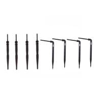 Lot de 70 goutte-à-goutte en forme de flèche, kit d'irrigation goutte-à-goutte, système d'irrigation de 10 à 12 cm, pour potager, jardin, serre (noir)