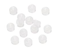 Lot de 70 perles en verre abaque de 8 mm - Mini perles rondes plates à enfiler - Pour bijoux DIY, boucles d'oreilles, bracelets, colliers, fêtes, vacances, enfants, cadeaux pour filles - Blanc A