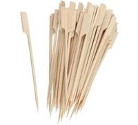Lot de 70 piques à brochette 15 cm Fackelmann Nature Bois