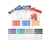 Lot de 70 pochettes à pilules avec fermeture éclair - Auto-scellant - Avec fermeture coulissante