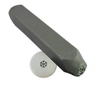 Lot de 70 poinçons en métal en forme de flocon de neige 6 mm