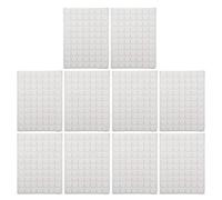Lot de 700 pastilles adhésives double face transparentes de 20 mm, très adhérentes, idéales pour le papier, le verre, le cuir