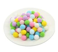 Lot de 700 pompons pour bricolage - Boules en feutre douces, en peluche moelleuse, mini pompons, ponpons et pompons pour le bricolage, la couture, les vêtements et la décoration (65_mélange de