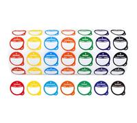 Lot de 7000 étiquettes colorées pour stockage des aliments, autocollants jours de la semaine, 7 couleurs pour l'organisation