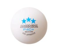 Lot de 72 balles de tennis de table Donic P40+*** (40 mm) Blanc TU