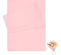 Lot De 72 Feuilles De Papier De Soie Rose - 50 X 70 Cm - Papier Cadeau Rose - Papier De Soie Rose - Pour Emballage Cadeau, Bouquet De Fleurs, Emballage De Pompon