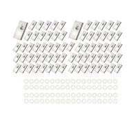 Lot de 72 lames de rechange pour tondeuses robotisees Mammotion Luba et Yuka (toutes series)( Argent)