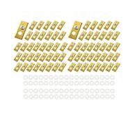 Lot de 72 lames de rechange pour tondeuses robotisees Mammotion Luba et Yuka, toutes series, argentees( Or)