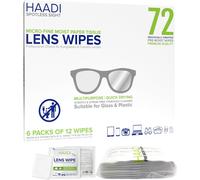 Lot de 72 lingettes nettoyantes antibactériennes pour lunettes, appareils photo, jumelles, miroirs, écrans, appareils optiques et électroniques.[F97]