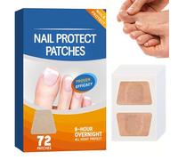 Lot de 72 patchs à ongles fongiques extra résistants - Réparation rapide des champignons des ongles et des ongles, tampons multi-usages pour restaurer les ongles endommagés pour une apparence saine