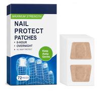 Lot de 72 patchs de soin des ongles pour ongles d'orteils extra forts pour ongles faibles et abîmés 8 heures