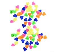Lot de 72 perles rondes en plastique pour personnalisation de roue de vélo, fonctionne avec les diamètres de rayons courants sur les vélos de route, VTT et vélos pliants (amour fixe)