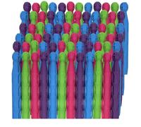 Lot de 72 pinces à linge en plastique pour corde à linge | Pinces à linge robustes | Très forte adhérence, résistantes aux intempéries, idéales pour le séchage à l'extérieur ou à l'intérieur (pinces à