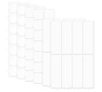 Lot de 72 rubans adhésifs nano - Comprend des carrés, des ronds et des bandes (3 cm de large) avec languettes faciles à tirer - Mastic de montage double face - Artisanat affiche, décoration