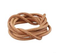 Lot de 73 m x 5 mm pour machine à coudre - Courroie de transmission pour machines à pied de style ancien - Cuir de vache haute résistance à l'usure - Transfert de puissance stable pour des opérations