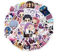 Lot de 74 Autocollants, Autocollants Kpop, Stickers Aesthetic, Autocollants Kawaii, pour Bouteille d'eau, Ordinateur Portable, Téléphone, Bagages, Autocollants de Planche à Roulettes (A)