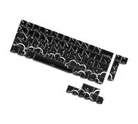 Lot de 74 touches à profil bas avec impression latérale éclairante pour claviers mécaniques 6,25U