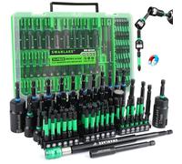 Lot de 74 tourne-écrous magnétiques pour perceuse à percussion métrique et SAE, adaptateur de douille à impact, embouts électriques avec support magnétique, tournevis à écrou papillon, douille