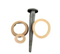 Lot de 75 accessoires pour pompe à eau manuelle, kit de joints avec valve à trois dents et membranes en cuir/caoutchouc/silicone, pièces de rechange pour le montage et la réparation du piston (E)
