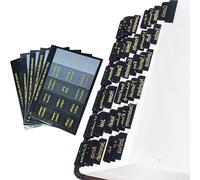 Lot de 75 onglets de Bible dégradés bleu-gris pour onglets de la Bible chrétienne pour étude, index de la Bible, autocollants de la Bible, fournitures de journal, accessoires d'étude biblique pour