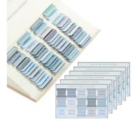 Lot de 75 onglets de Bible pour étude de la Bible de l'Ancien et du Nouveau Testament avec onglets de Bible vierges laminés, onglets d'index de la Bible, onglets de séparation de la Bible (bleu)