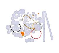 Lot de 75 pièces de transmission en plastique, axe poulie dentée, kit de transmission pour kit de bricolage, jouets, modèles, robots, entraînement