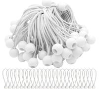 Lot de 75 Tendeur Elastique Cordons Élastiques avec Boules pour chapiteaux, tentes, bannières et bâches