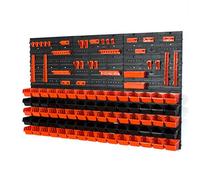 Lot de 75 XS en noir et orange boites avec supports, porte-outils