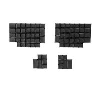 Lot de 76 capuchons de clé en PBT sans gravure DSA Ergodox pour interrupteurs MX