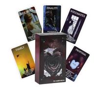 Lot de 78 cartes de tarot - Deck Oracle à thème romantique pour couples, lecture de cartes d'énergie positive, tarot de table pour apprendre, propagations saisonnières, discours de fortune