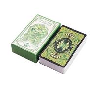 Lot de 78 cartes de tarot Oracle pour débutants, cartes de divination avec lisse et clair, plateau de lecture spirituel au design élégant, outil d'apprentissage intuitif pour le
