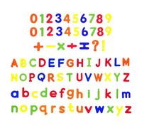 Lot de 79 Jouets Magnétiques Colorés - Alphabet, Chiffres, Aimants pour Enfants et Réfrigérateur - Éducatifs pour Tout-Petits